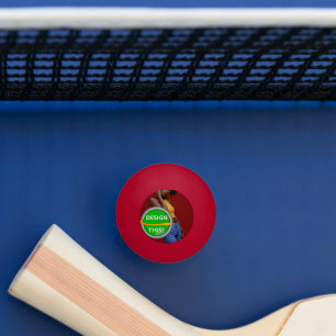 Balle De Ping Pong COOL ! Bal 1 Étoile Ping Pong - Rouge - Personnali