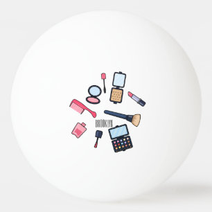 Balle De Ping Pong Cosmétique / maquillage illustration
