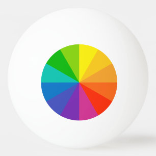 Balle De Ping Pong couleur roue théorie école science teinte disque l