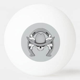 Balle De Ping Pong Cowboy Horseshoe