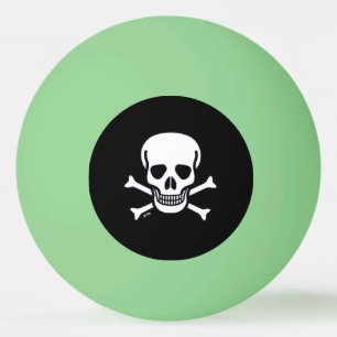 Balle De Ping Pong Crâne n os Black gree glo 1 étoile ping pong ball