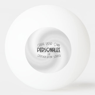 Balle De Ping Pong Créez Votre Propre Design Sur Mesure