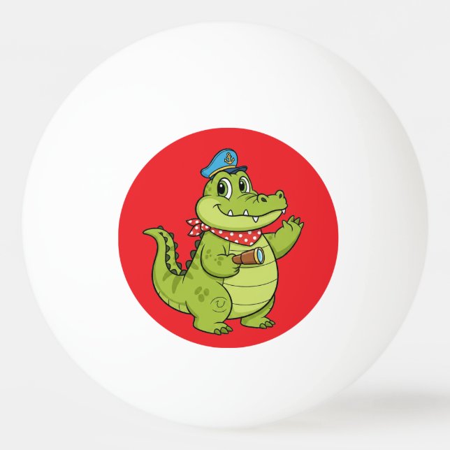 Balle De Ping Pong crocodile (Devant)