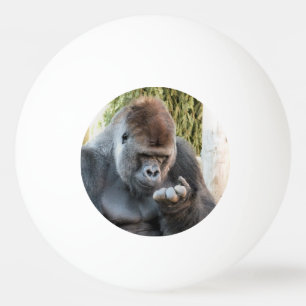 BALLE DE PING PONG CUTE GORILLA