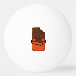 Balle De Ping Pong Cute Kawaii Chocolat Bar