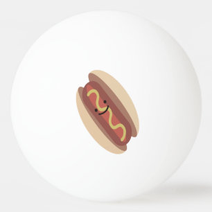 Balle De Ping Pong Cute Kawaii Hot Dog