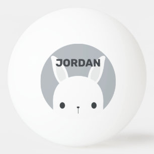 Balle De Ping Pong Cute Little Bunny Rabbit with Personalized