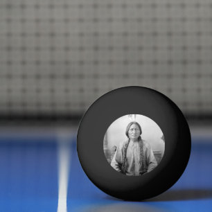 Balle De Ping Pong Dakota Leader assis Bull Amérindien