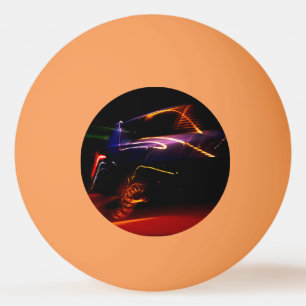 Balle De Ping Pong danse de voiture violette