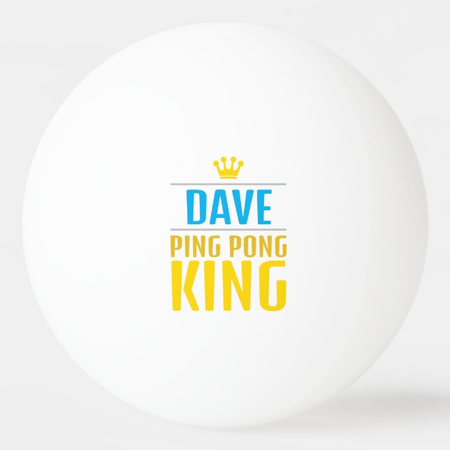 Balle De Ping Pong Dave (Devant)