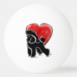 Balle De Ping Pong Dessin de caniche