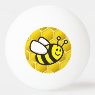 Balle De Ping Pong Dessin sur les abeilles