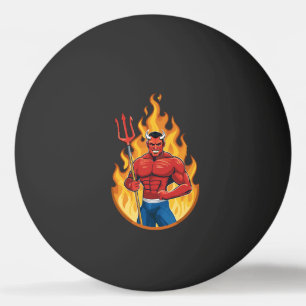 Balle De Ping Pong Diable avec trident