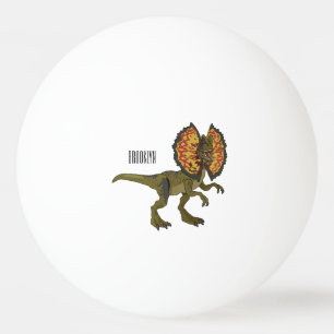 Balle De Ping Pong Dilophosaurus dessin animé