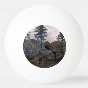 Balle De Ping Pong Dinosaures d'Ampelosaurus