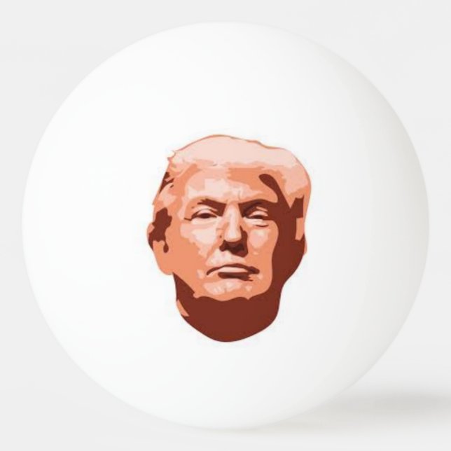 Balle De Ping Pong Donald Trump m'a frappé ! (Devant)
