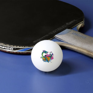Balle De Ping Pong Dragon d'eau chinois Poisson Koi
