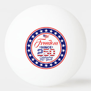 Balle De Ping Pong Drapeau américain du 4 juillet pour le 250e annive