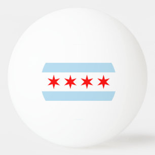 Balle De Ping Pong Drapeau de Chicago, Illinois Ping-Pong Ball