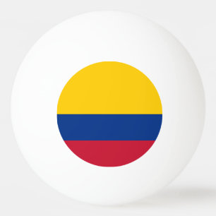 Balle De Ping Pong Drapeau de Colombie