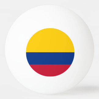Balle De Ping Pong Drapeau de Colombie