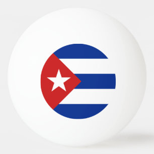 Balle De Ping Pong Drapeau de Cuba