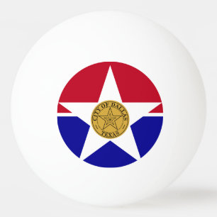 Balle De Ping Pong Drapeau de Dallas, Texas Ping-Pong Ball