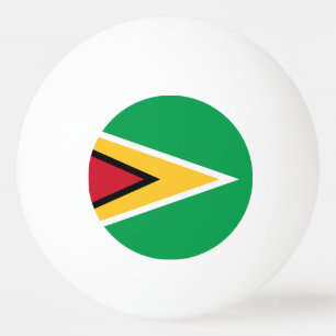 Balle De Ping Pong Drapeau de Guyana