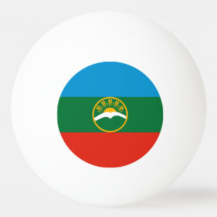 Balle De Ping Pong Drapeau de Karachay Cherkessie