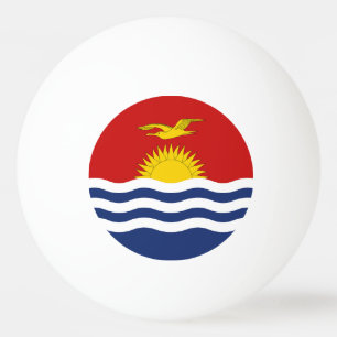 Balle De Ping Pong Drapeau de Kiribati