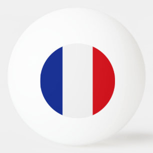 Balle De Ping Pong Drapeau de la France