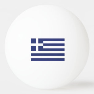 Balle De Ping Pong Drapeau de la Grèce