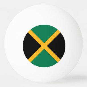 Balle De Ping Pong Drapeau de la Jamaïque