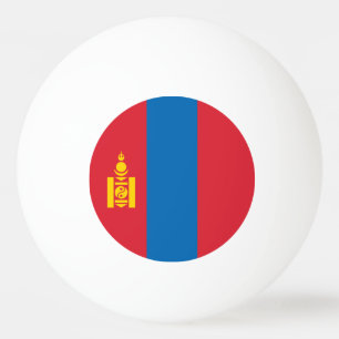 Balle De Ping Pong Drapeau de la Mongolie