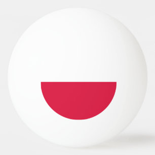 Balle De Ping Pong Drapeau de la Pologne