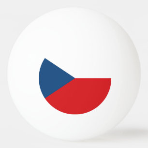 Balle De Ping Pong Drapeau de la République tchèque