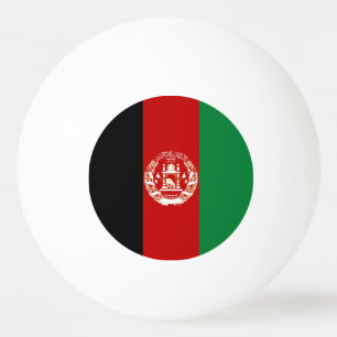 Balle De Ping Pong Drapeau de l'Afghanistan