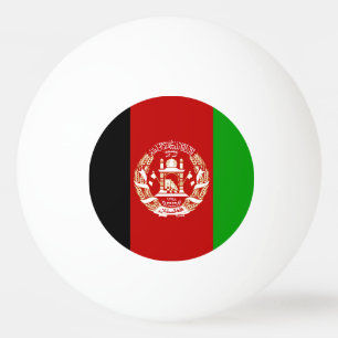 Balle De Ping Pong Drapeau de l'Afghanistan patriotique