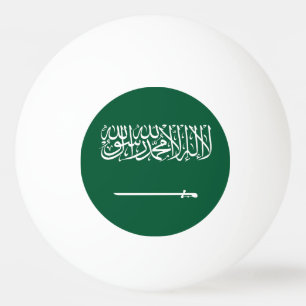 Balle De Ping Pong Drapeau de l'Arabie saoudite