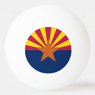 Balle De Ping Pong Drapeau de l'Arizona