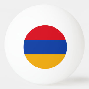 Balle De Ping Pong Drapeau de l'Arménie