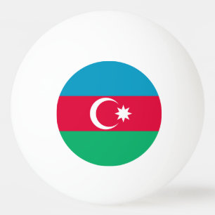 Balle De Ping Pong Drapeau de l'Azerbaïdjan patriotique