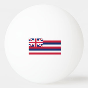 Balle De Ping Pong Drapeau de l'État d'Hawaii