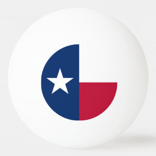 Balle De Ping Pong Drapeau de l'État du Texas