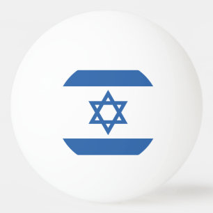 Balle De Ping Pong Drapeau de l'Israël