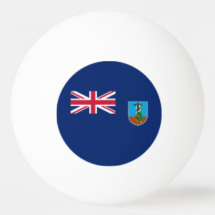 Balle De Ping Pong Drapeau de Montserrat