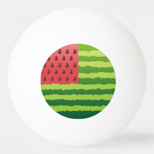 Balle De Ping Pong Drapeau de pastèque