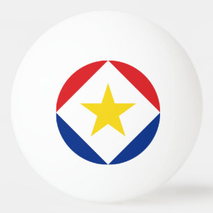 Balle De Ping Pong Drapeau de Saba