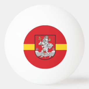 Balle De Ping Pong Drapeau de Vilnius, Lituanie Ping Pong Ball