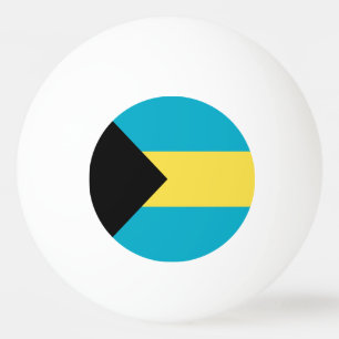 Balle De Ping Pong Drapeau des Bahamas
